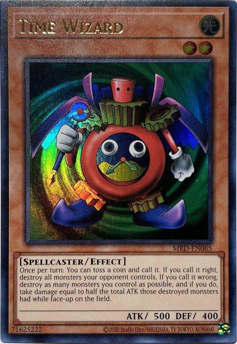 Effect Monster, Light, Metal Raiders (25th Anniversary Edition), Spellcaster, Ultra Rare, Unlimited Time Wizard (25th Anniversary) [MRD-EN065] Ultra Rare - Trading Card World