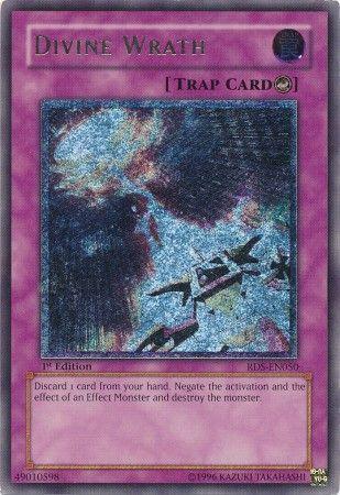 1st Edition, Counter Trap, Rise of Destiny, Trap, Ultimate Rare, Unlimited Divine Wrath [RDS-EN050] Ultimate Rare - Trading Card World