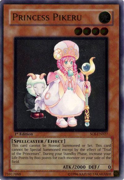 1st Edition, Effect Monster, Light, Shadow of Infinity, Spellcaster, Ultimate Rare, Unlimited Princess Pikeru (UTR) [SOI-EN027] Ultimate Rare - Trading Card World