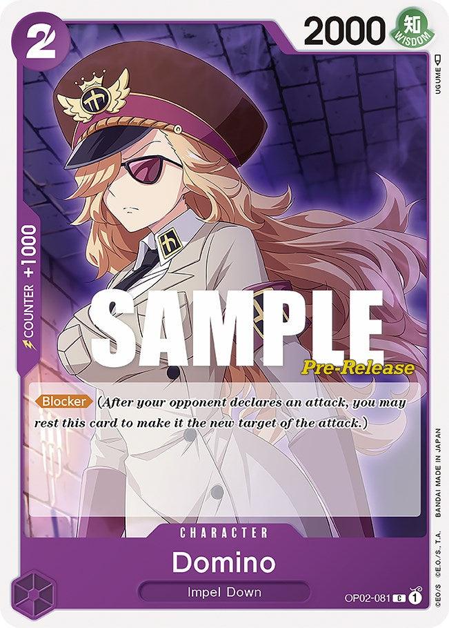 Character, Common, Impel Down, Paramount War, Paramount War Pre-Release Cards Domino [Paramount War Pre-Release Cards] - Trading Card World