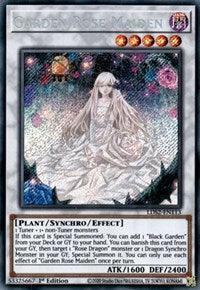 1st Edition, Dark, Legendary Duelists: Season 2, Plant, Secret Rare, Synchro/Effect Monster Garden Rose Maiden [LDS2-EN113] Secret Rare - Trading Card World