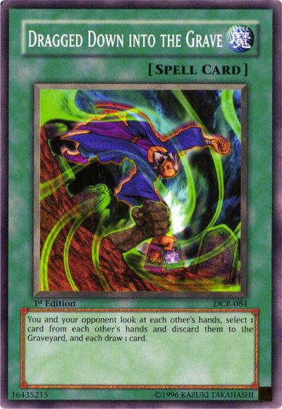 1st Edition, Common, Dark Crisis, Normal Spell, Spell, Unlimited Dragged Down into the Grave [DCR-084] Common - Trading Card World