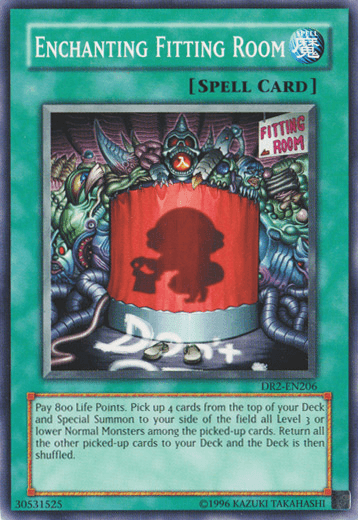 Common, Dark Revelation Volume 2, Normal Spell, Spell, Unlimited Enchanting Fitting Room [DR2-EN206] Common - Trading Card World