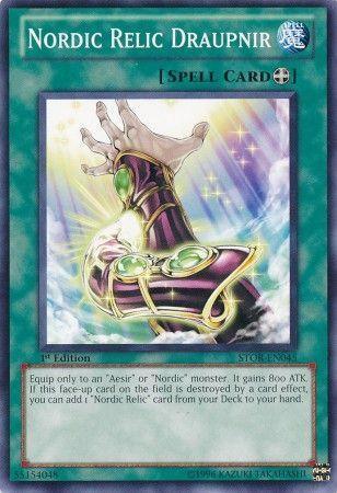 1st Edition, Common, Equip Spell, Spell, Storm of Ragnarok, Unlimited Nordic Relic Draupnir [STOR-EN045] Common - Trading Card World