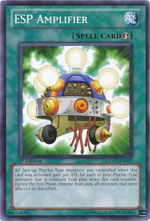 1st Edition, Common, Extreme Victory, Quick Play Spell, Spell, Unlimited ESP Amplifier [EXVC-EN055] Common - Trading Card World