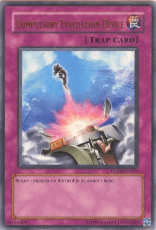 Duelist League Promo, Normal Trap, Rare, Trap, Unlimited Compulsory Evacuation Device (Bronze) [DL09-EN019] Rare - Trading Card World