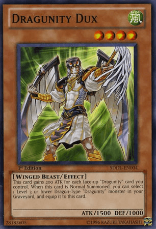 1st Edition, Common, Effect Monster, Structure Deck: Dragunity Legion, Unlimited, Wind, Winged Beast Dragunity Dux [SDDL-EN004] Common - Trading Card World