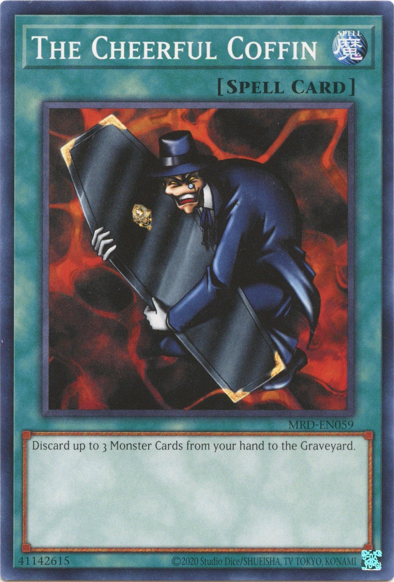 Common, Metal Raiders (25th Anniversary Edition), Normal Spell, Spell, Unlimited The Cheerful Coffin (25th Anniversary) [MRD-EN059] Common - Trading Card World