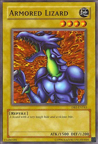 Common, Dark Beginning 1, Earth, Normal Monster, Reptile, Unlimited Armored Lizard [DB1-EN143] Common - Trading Card World