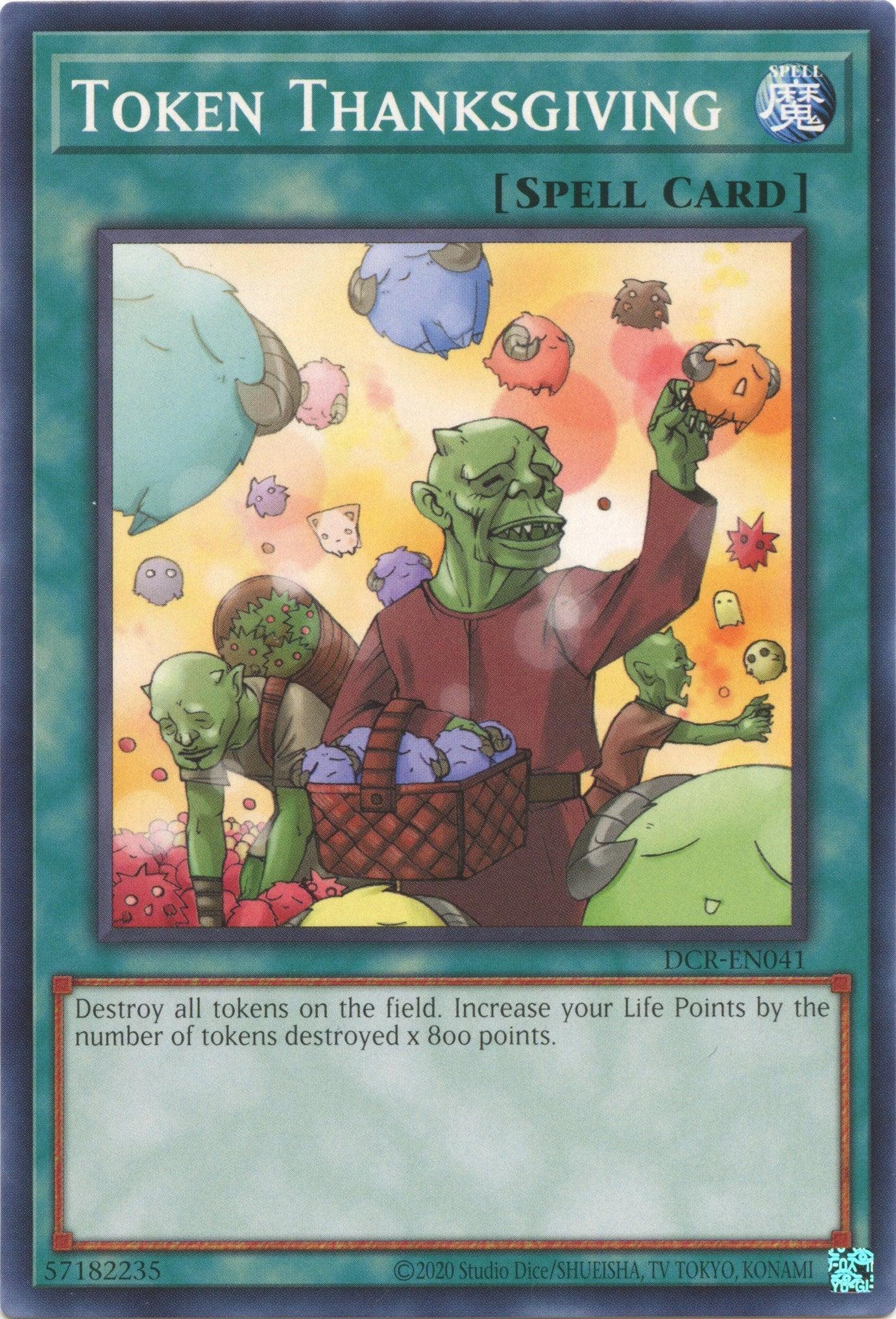 Common, Dark Crisis (25th Anniversary Edition), Normal Spell, Spell, Unlimited Token Thanksgiving (25th Anniversary) [DCR-EN041] Common - Trading Card World
