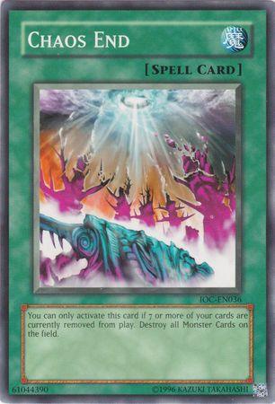 Common, Invasion of Chaos, Normal Spell, Spell, Unlimited Chaos End [IOC-EN036] Common - Trading Card World