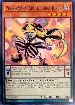 Common, Dark, OTS Tournament Pack 19, Pendulum/Effect Monster, Spellcaster, Unlimited Performapal Skullcrobat Joker [OP19-EN021] Common - Trading Card World
