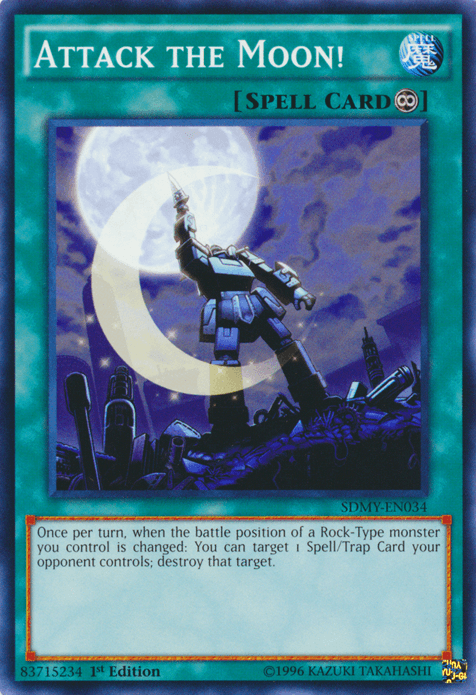 1st Edition, Common, Continuous Spell, Spell, Structure Deck: Yugi Muto Attack the Moon! [SDMY-EN034] Common - Trading Card World