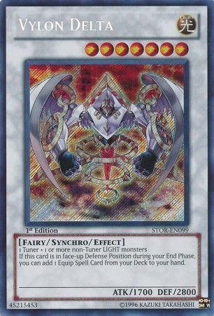 1st Edition, Fairy, Light, Secret Rare, Storm of Ragnarok, Synchro/Effect Monster, Unlimited Vylon Delta [STOR-EN099] Secret Rare - Trading Card World
