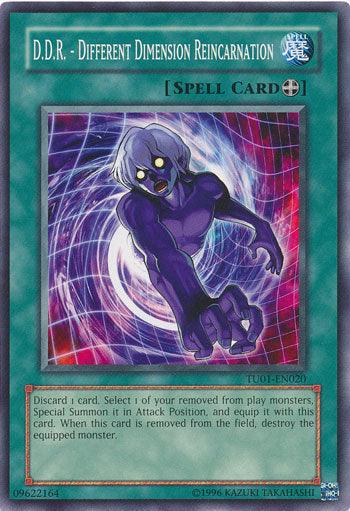 Common, Equip Spell, Spell, Turbo Pack Booster One Pack, Unlimited D.D.R. - Different Dimension Reincarnation [TU01-EN020] Common - Trading Card World