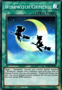 1st Edition, Blazing Vortex, Normal Spell, Spell, Super Rare Windwitch Chimes [BLVO-EN059] Super Rare - Trading Card World