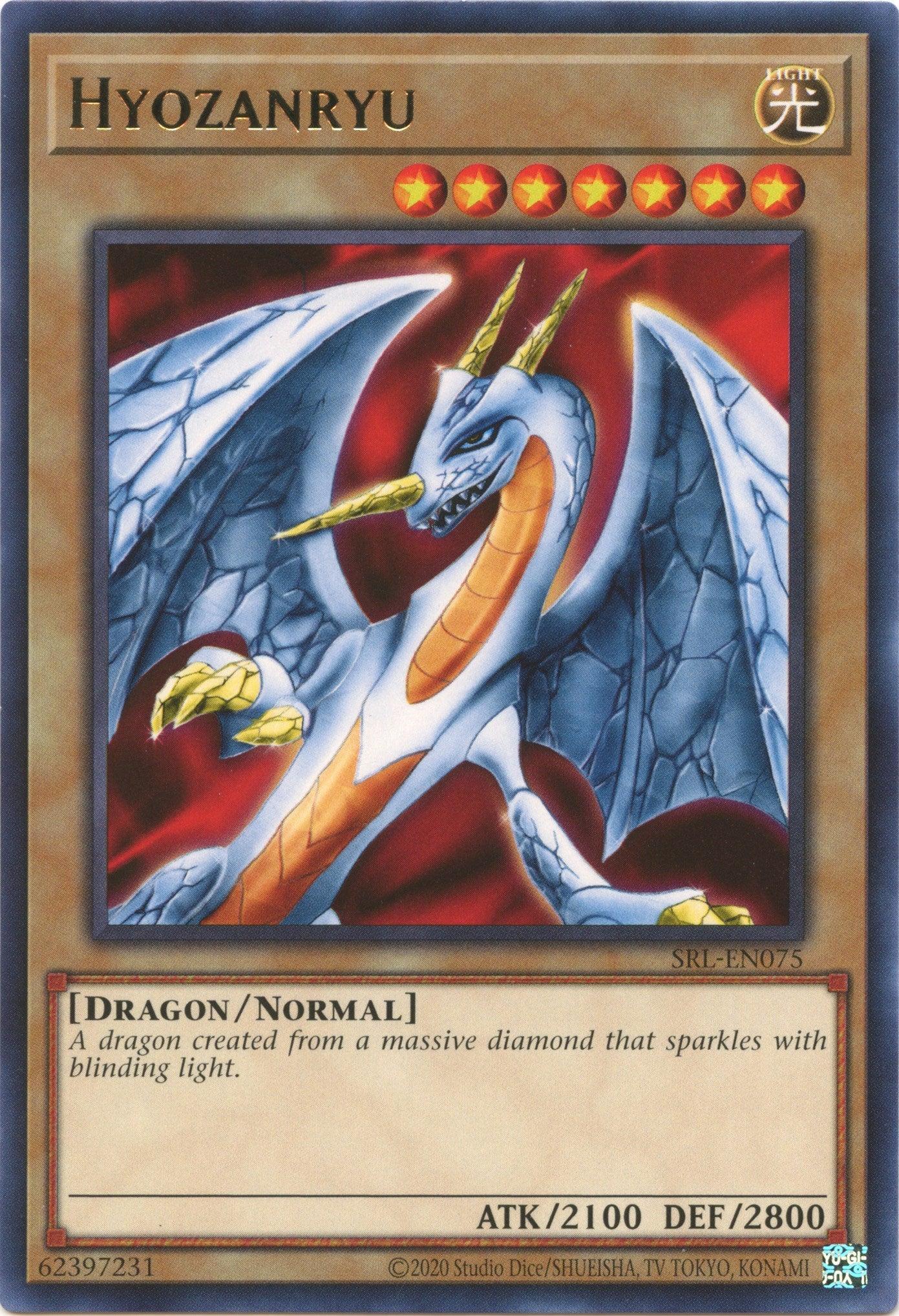 Dragon, Light, Normal Monster, Rare, Spell Ruler (25th Anniversary Edition), Unlimited Hyozanryu (25th Anniversary) [SRL-EN075] Rare - Trading Card World