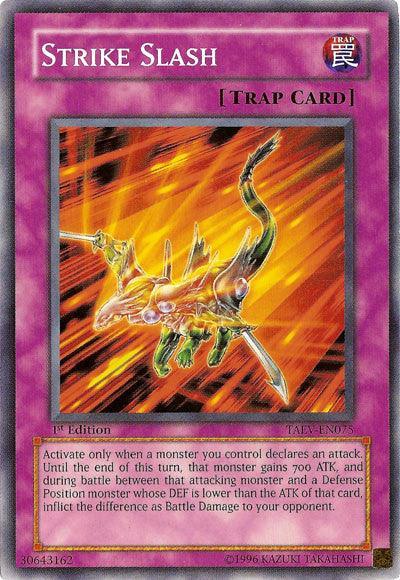 1st Edition, Common, Normal Trap, Tactical Evolution, Trap, Unlimited Strike Slash [TAEV-EN075] Common - Trading Card World