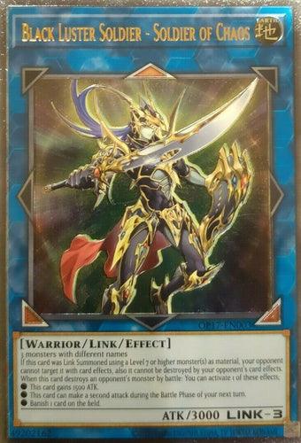 Earth, Link/Effect Monster, OTS Tournament Pack 17, Ultimate Rare, Unlimited, Warrior Black Luster Soldier - Soldier of Chaos [OP17-EN003] Ultimate Rare - Trading Card World