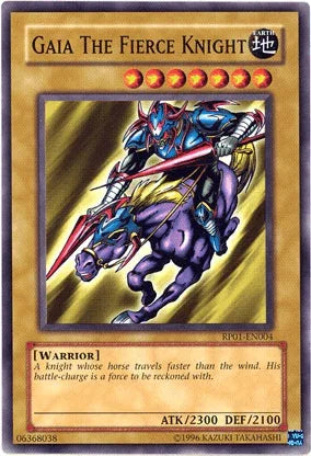 Common, Earth, Normal Monster, Retro Pack 1, Unlimited, Warrior Gaia The Fierce Knight [RP01-EN004] Common - Trading Card World