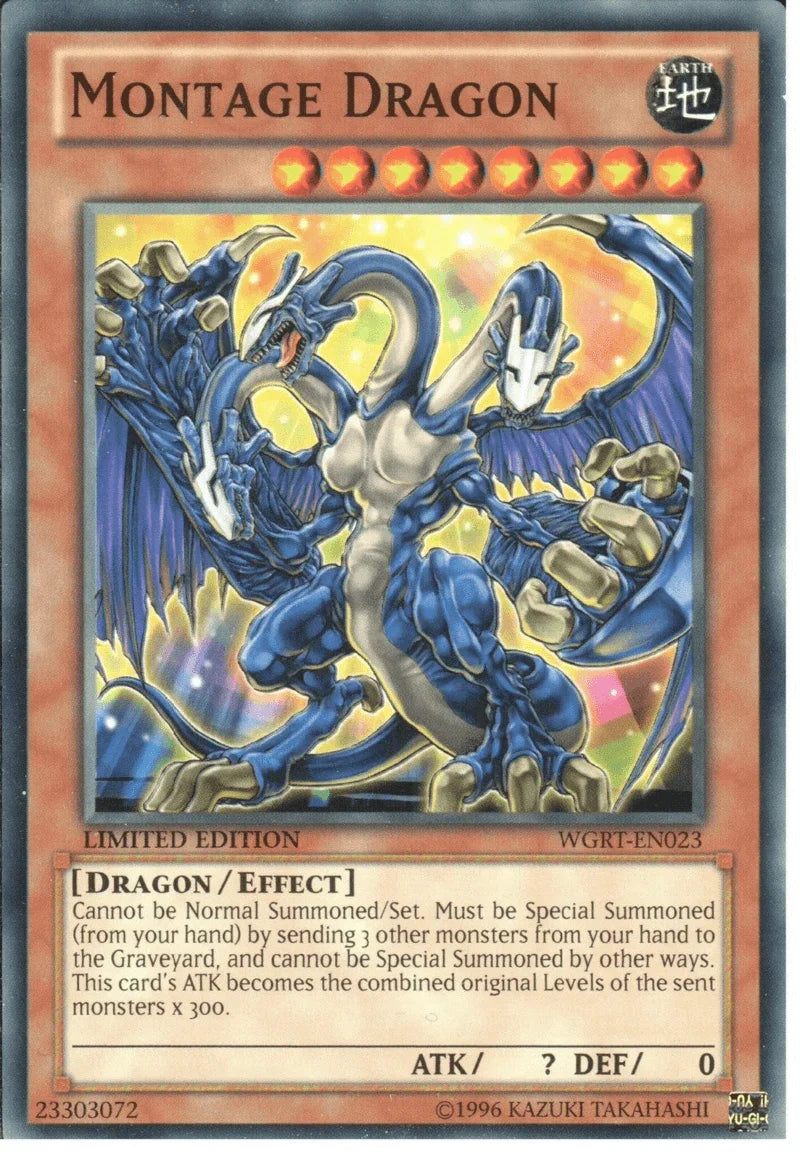 Battle Pack 2: War of the Giants Reinforcements, Common, Earth, Effect Monster, Limited Montage Dragon [WGRT-EN023] Common - Trading Card World