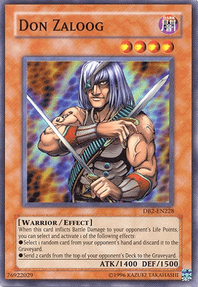 Dark, Dark Beginning 2, Effect Monster, Super Rare, Unlimited, Warrior Don Zaloog [DB2-EN228] Super Rare - Trading Card World