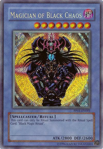 Dark, Premium Pack 1, Ritual Monster, Secret Rare, Spellcaster, Unlimited Magician of Black Chaos [PP01-EN001] Secret Rare - Trading Card World