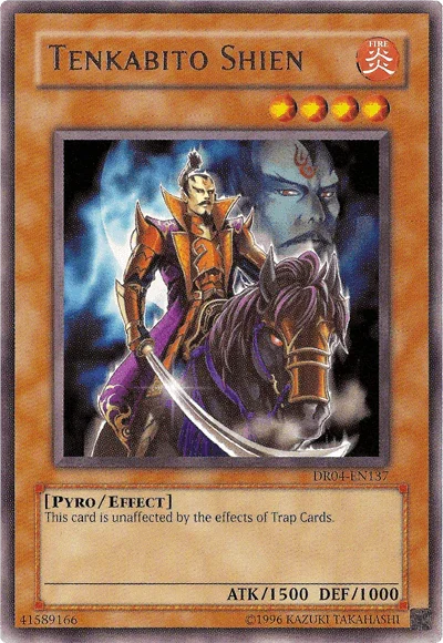 Dark Revelation Volume 4, Effect Monster, Fire, Pyro, Rare, Unlimited Tenkabito Shien [DR04-EN137] Rare - Trading Card World