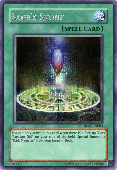 Normal Spell, Reshef of Destruction, Secret Rare, Spell, Unlimited Sage's Stone (Reshef of Destruction) [ROD-EN003] Secret Rare - Trading Card World