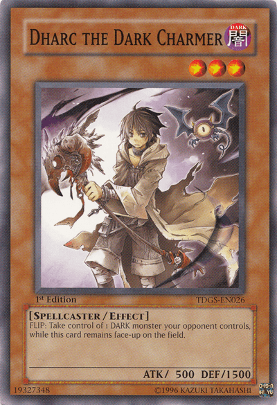1st Edition, Common, Dark, Effect Monster, Spellcaster, The Duelist Genesis, Unlimited Dharc the Dark Charmer [TDGS-EN026] Common - Trading Card World