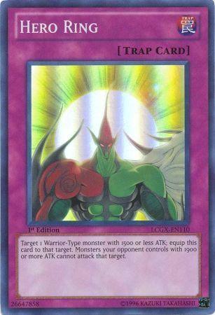 1st Edition, Legendary Collection 2, Normal Trap, Super Rare, Trap, Unlimited Hero Ring [LCGX-EN110] Super Rare - Trading Card World