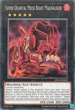 Common, Fire, Machine, OTS Tournament Pack 10, Unlimited, Xyz/Effect Monster Super Quantal Mech Beast Magnaliger [OP10-EN020] Common - Trading Card World
