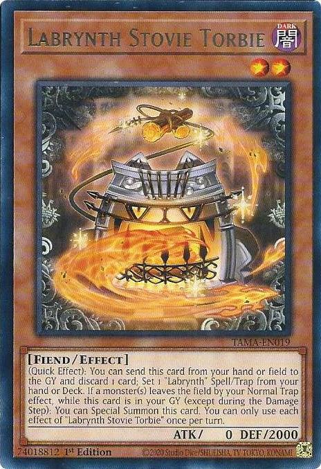 1st Edition, Dark, Effect Monster, Fiend, Rare, Tactical Masters Labrynth Stovie Torbie [TAMA-EN019] Rare - Trading Card World