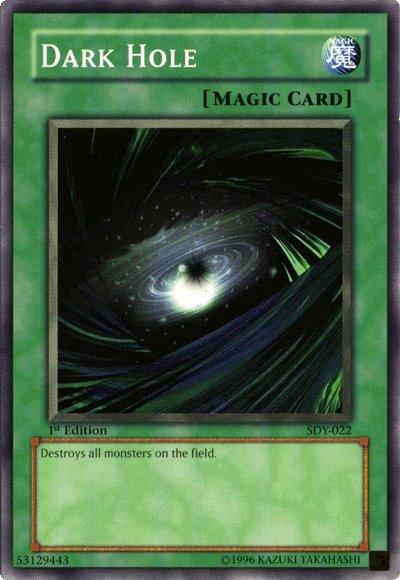 1st Edition, Common, Normal Spell, Spell, Starter Deck: Yugi, Unlimited Dark Hole [SDY-022] Common - Trading Card World