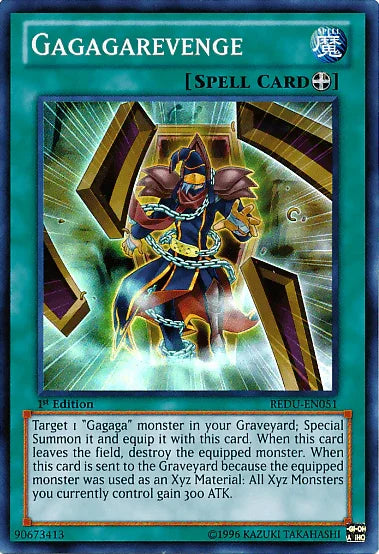 1st Edition, Equip Spell, Return of the Duelist, Spell, Super Rare, Unlimited Gagagarevenge [REDU-EN051] Super Rare - Trading Card World
