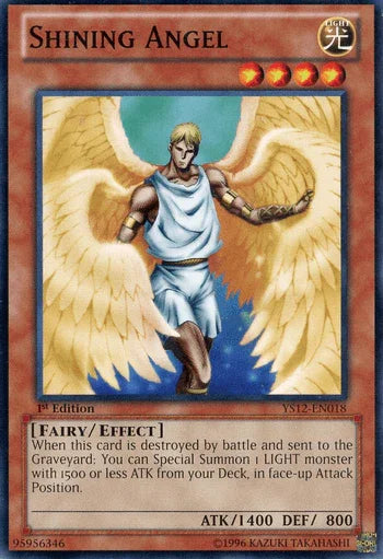 1st Edition, Common, Effect Monster, Fairy, Light, Starter Deck: Xyz Symphony Shining Angel [YS12-EN018] Common - Trading Card World