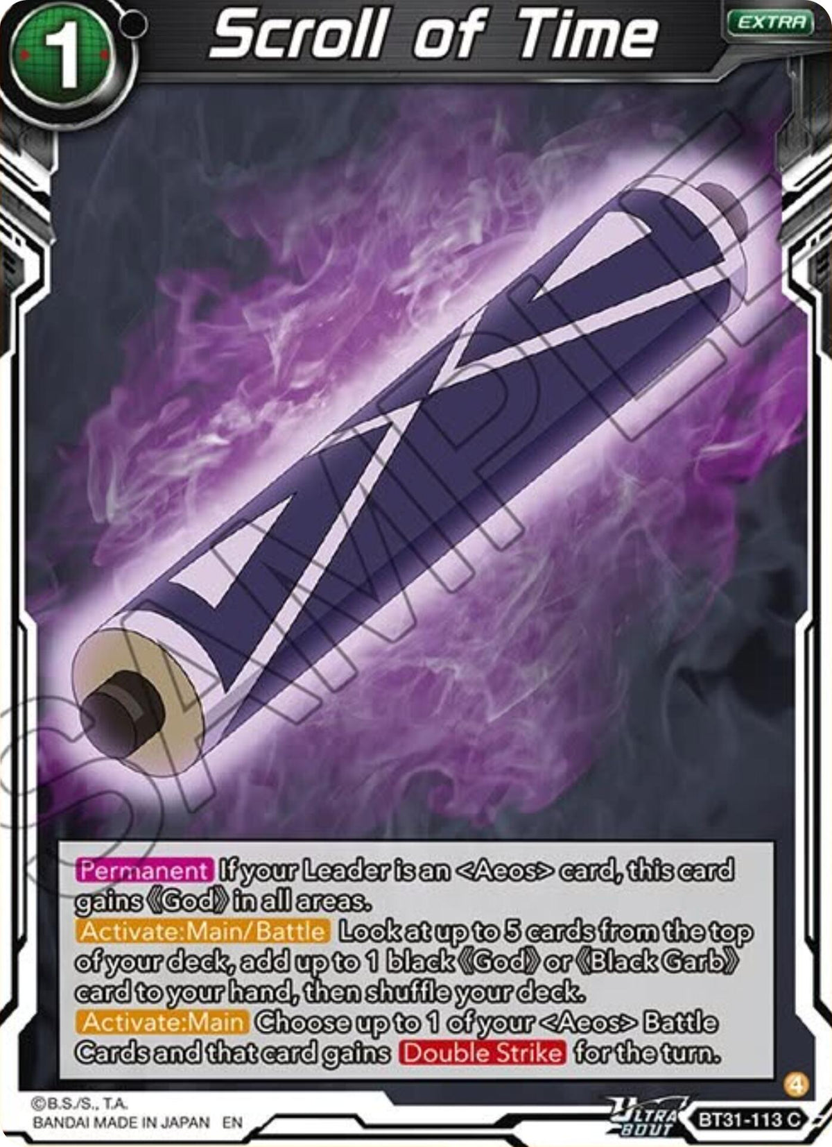 Scroll of Time (BT31-113) [Impact Beyond Dimensions]