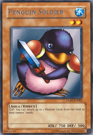 Aqua, Duelist League Promo, Effect Monster, Rare, Unlimited, Water Penguin Soldier (Silver) [DL09-EN002] Rare - Trading Card World