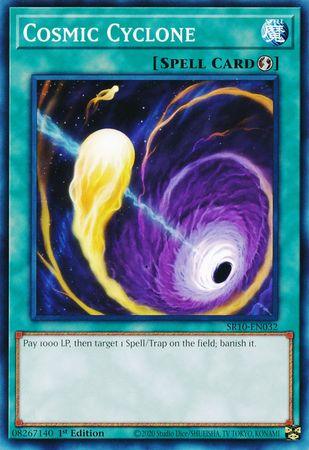 1st Edition, Common, Quick Play Spell, Spell, Structure Deck: Mechanized Madness Cosmic Cyclone [SR10-EN032] Common - Trading Card World