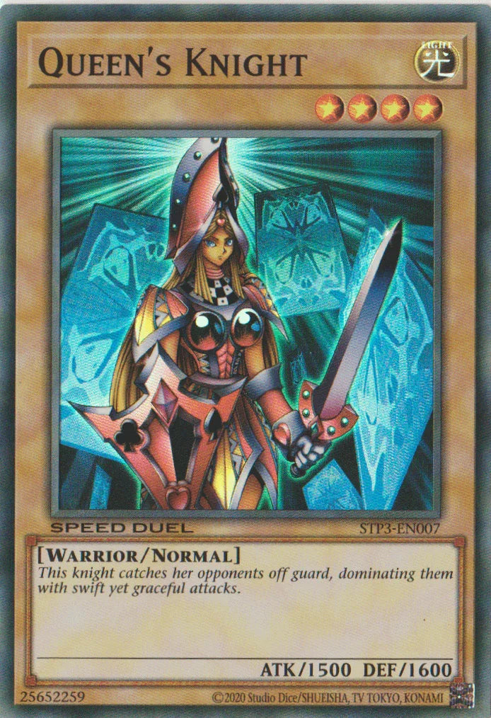 Light, Normal Monster, Speed Duel: Tournament Pack 3, Super Rare, Unlimited, Warrior Queen's Knight [STP3-EN007] Super Rare - Trading Card World