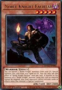 1st Edition, Dark, Effect Monster, Maximum Gold, Rare, Warrior Noble Knight Eachtar [MAGO-EN084] Rare - Trading Card World