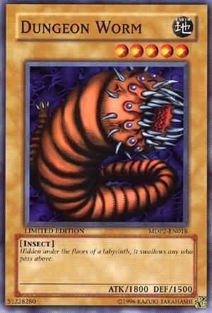 Common, Earth, Insect, Limited, McDonald's Promo Series 2, Normal Monster Dungeon Worm [MDP2-EN018] Common - Trading Card World