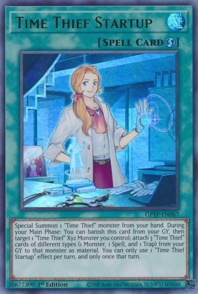 1st Edition, Ghosts from the Past, Quick-Play Spell, Spell, Ultra Rare Time Thief Startup [GFTP-EN067] Ultra Rare - Trading Card World