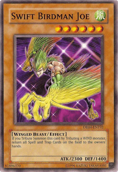 Common, Dark Revelation Volume 4, Effect Monster, Unlimited, Wind, Winged Beast Swift Birdman Joe [DR04-EN192] Common - Trading Card World