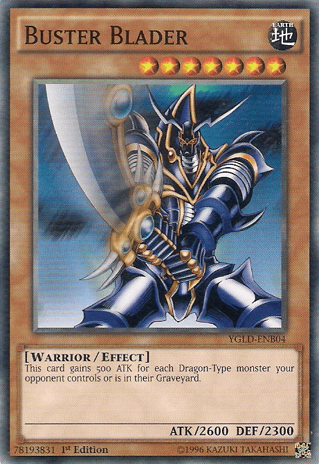 1st Edition, Common, Earth, Effect Monster, King of Games: Yugi's Legendary Decks, Unlimited, Warrior Buster Blader [YGLD-ENB04] Common - Trading Card World