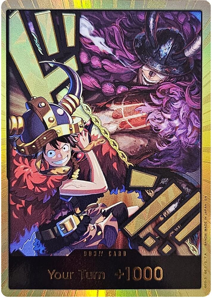 DON!! Card (Alternate Art) (Gold) [The World's Strongest Warriors]