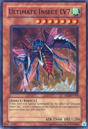 Dark Revelation Volume 3, Effect Monster, Insect, Super Rare, Unlimited, Wind Ultimate Insect LV7 [DR3-EN190] Super Rare - Trading Card World