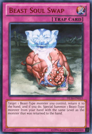 Duelist League Promo, Normal Trap, Rare, Trap, Unlimited Beast Soul Swap (Red) [DL16-EN015] Rare - Trading Card World