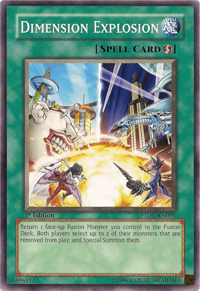 1st Edition, Common, Phantom Darkness, Quick Play Spell, Spell, Unlimited Dimension Explosion [PTDN-EN051] Common - Trading Card World
