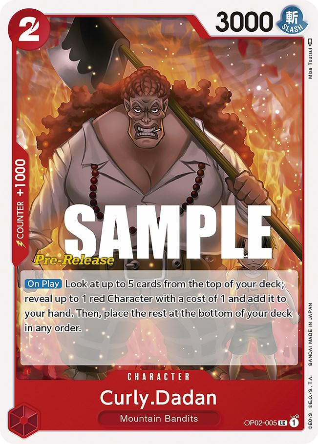 Character, Mountain Bandits, Paramount War, Paramount War Pre-Release Cards, Uncommon Curly.Dadan [Paramount War Pre-Release Cards] - Trading Card World